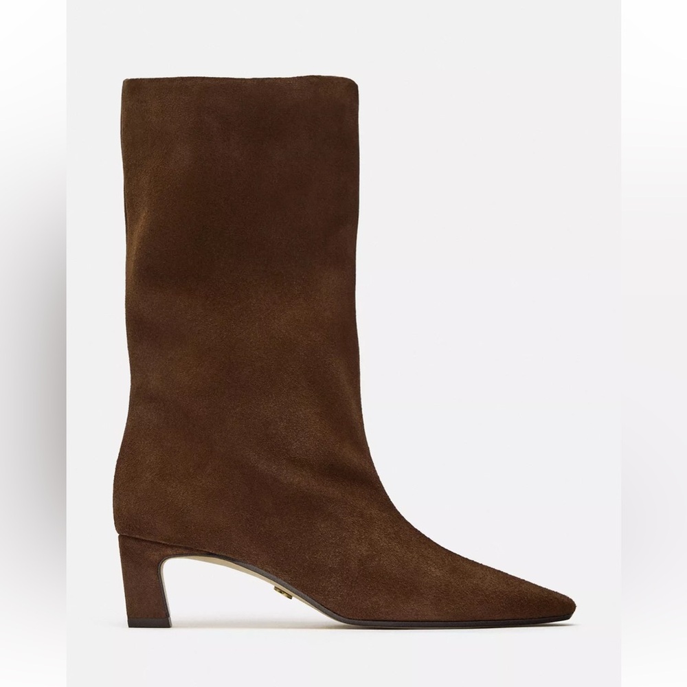 Brown Suede Boots